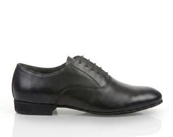 Touchline Tango Shoes I Masculine I H1-1 - Black Leather