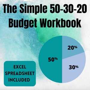 Einfaches 50-30-20 Budget Workbook