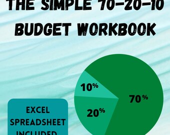 Simple 70-20-10 Budget Workbook