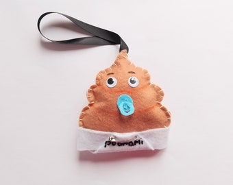 Felt Poonami Poo Ornament Hanging Decoration