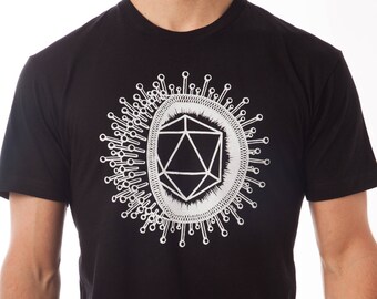 Herpes Virus Screen-Printed Science Nerd T-Shirt - Men's. Women's & Kids'