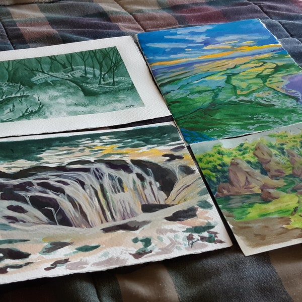 Saved From the Sketchbook - original paintings