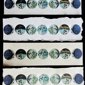 Moon Phases Art Print