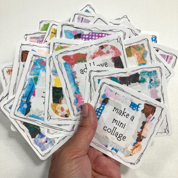 Art Journaling Prompt Cards: Mixed Media Inspiration Deck (Digital Download)