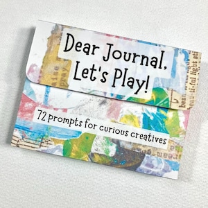 Art Journaling Prompt Cards: Mixed Media Inspiration Deck (digital ...