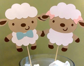 sheep baby shower decorations
