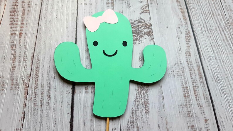 Cactus Centerpiece Stick Girl Cactus Party Decor Cactus Baby Shower Cactus Girl Decor Cute Cactus Party Cactus Party Supplies Llamas