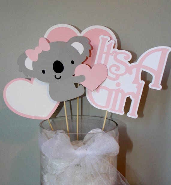 Girl Koala Centerpiece Koala Baby Shower Centerpiece Koala Etsy Girl Koala Centerpiece Koala Baby Shower Centerpiece Koala Etsy