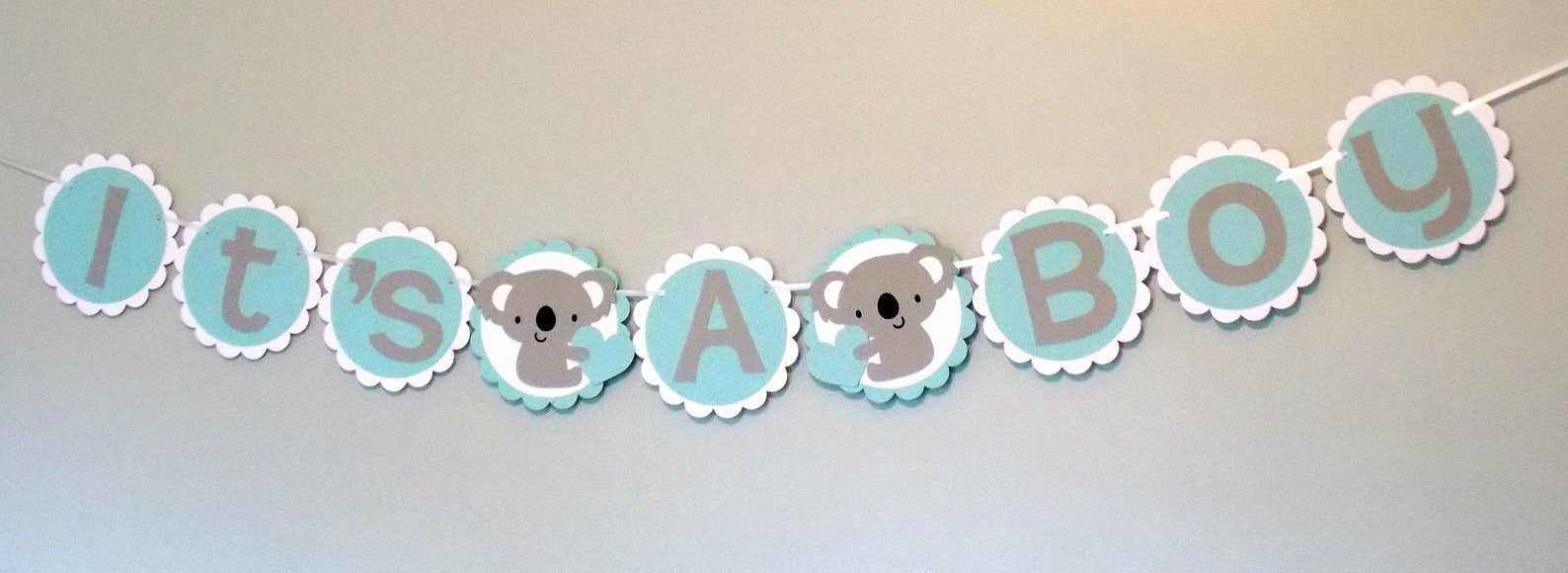 Boy Koala Baby Shower Banner/ Koala Baby Shower Banner/ Koala | Etsy