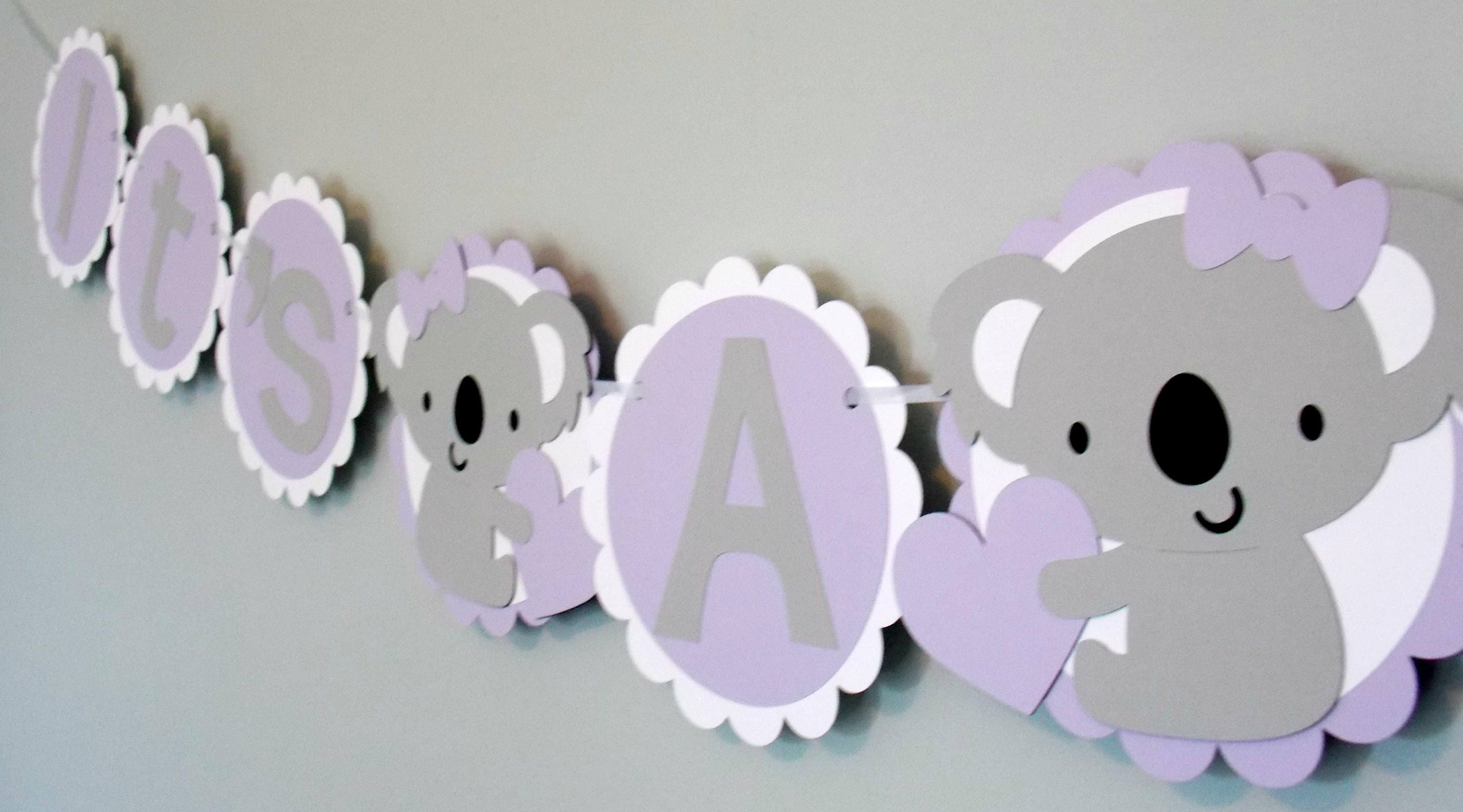 Koala Baby Shower Banner/ Koala Party Supplies/ I Am One Koala Etsy