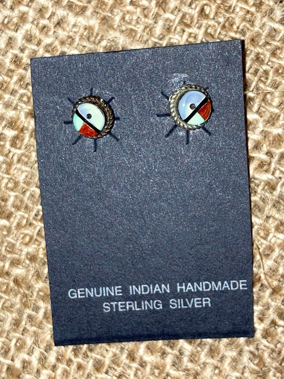 Genuine Indian Handmade Sterling Silver Earrings