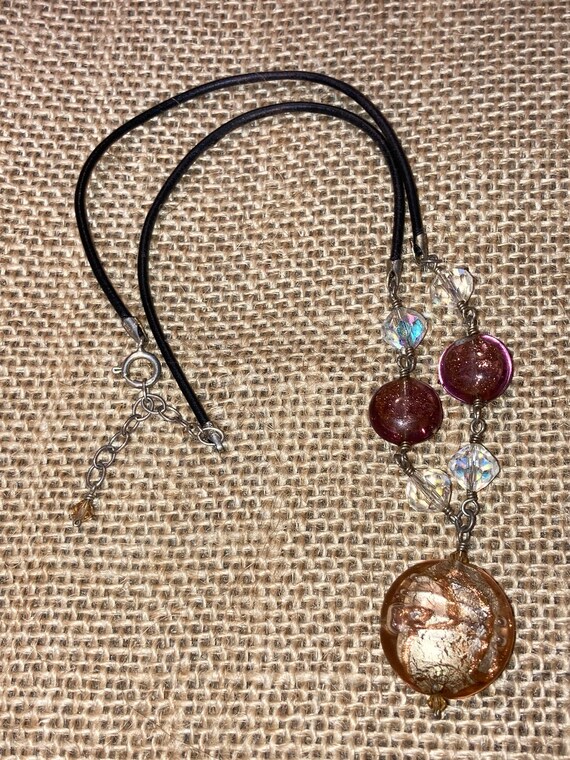 Artisan Glass Necklace - image 6