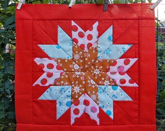 PDF Homestead Star Quilt Pattern - BLOCK VERSION - by Lindlee Smith of Plains and Pine - Digital Download