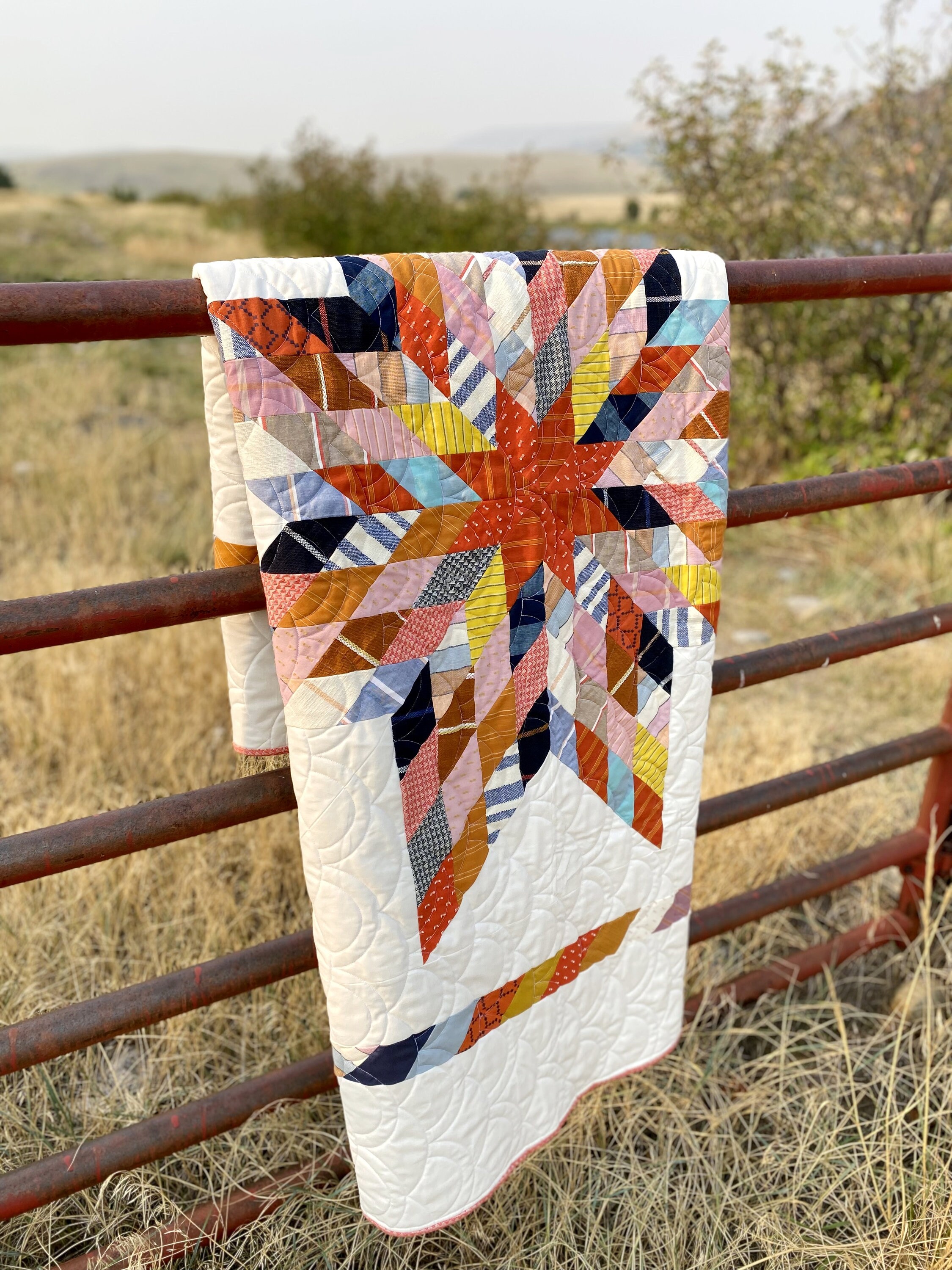Patchwork Lone Star Quilt Pattern – 3 Sizes (PDF Download) - Etsy