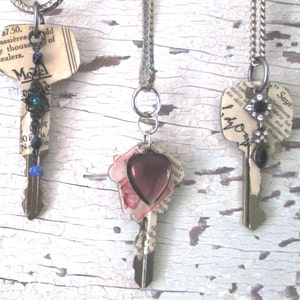 Key Heart Pendant/Charm Assemblage image 3