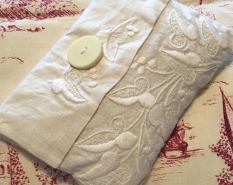 Vintage Teresa Alecrim Embroidered Sachet Bag