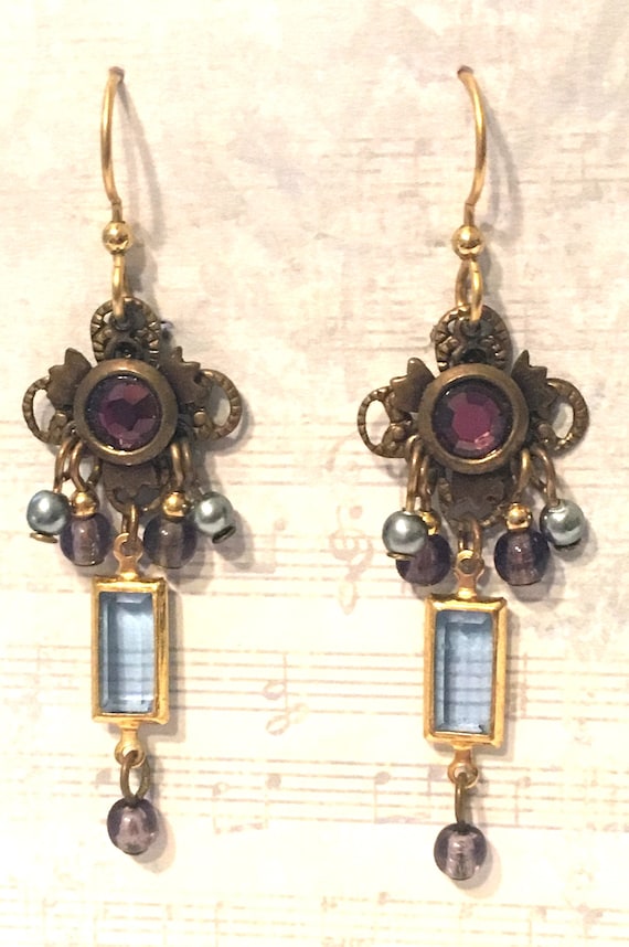 Vintage Victorian Style Dangle Earrings
