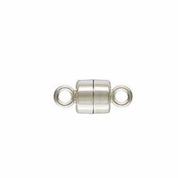 12 CLASPS, Sterling Silver Magnetic Clasp, Magnetic Clasp, 12 SETS,  4mm Magnetic Clasp, 4mm silver clasp, Wholesale Findings