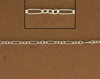 Figaro 3+1 Chain Anti-Tarnish chain by the foot