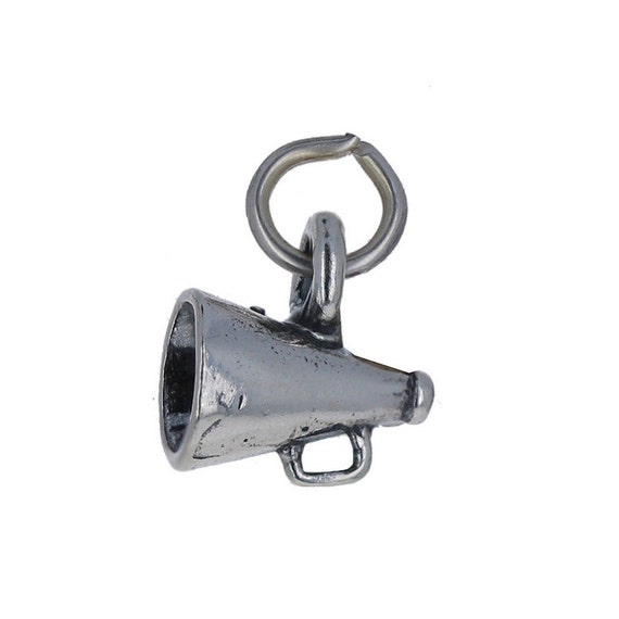 Cheerleading Love to Cheer Charm Sterling Silver - Made in the USA Cheerleading Love to Cheer Charm Sterling Silver - Made in the USA