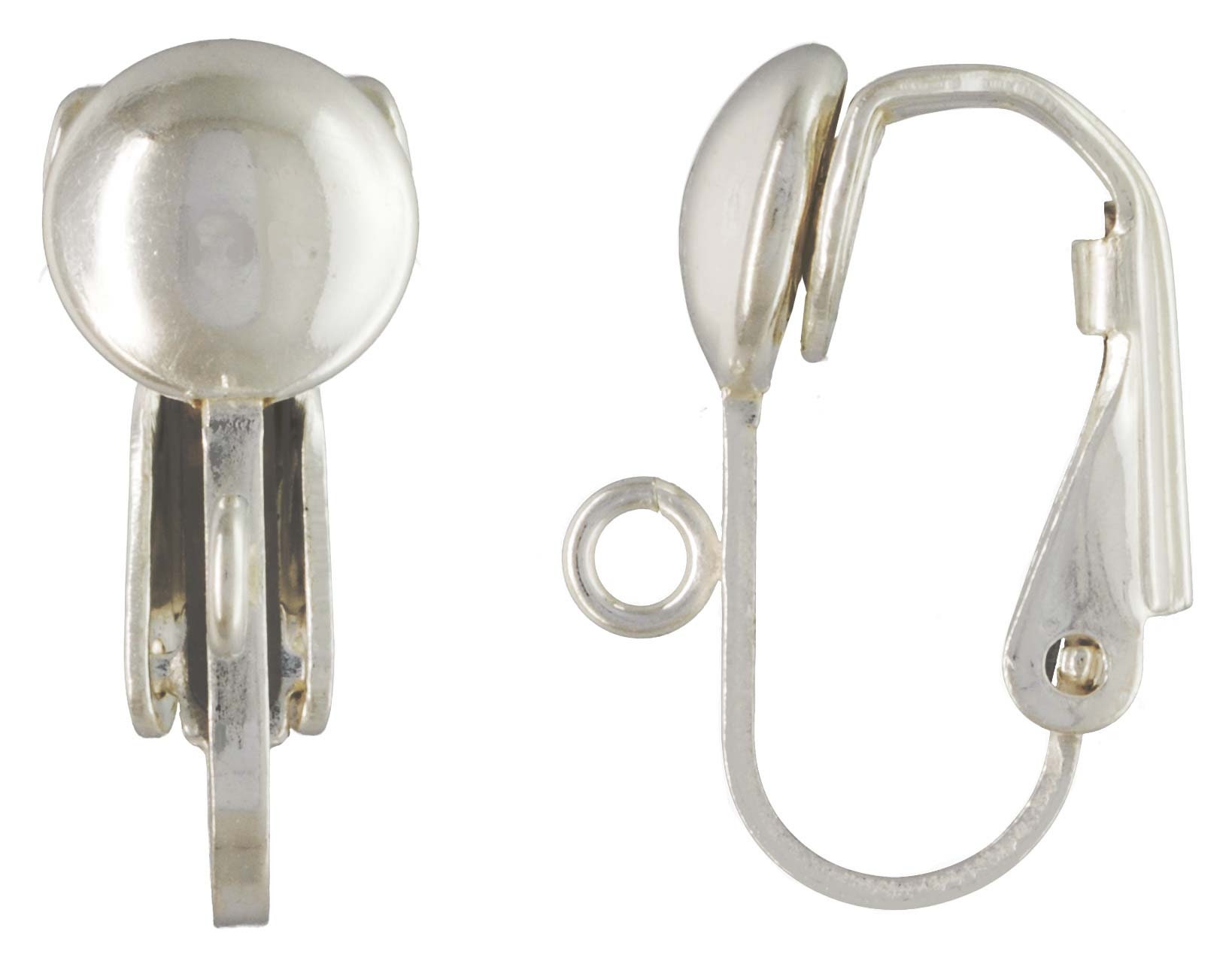 Clip on earring back, sterling silver 925, WOK 12 mm - SILVEXCRAFT