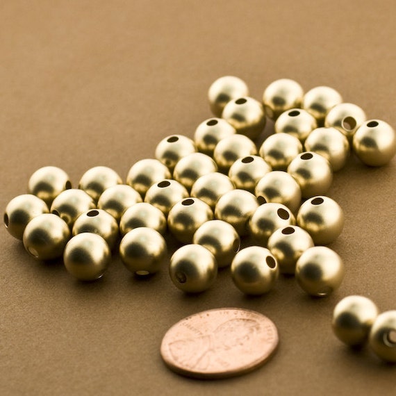 1PCS 4-8MM Round 14K Gold Filled Pendant Smooth ball charms jewelry beads  for DIY bracelet