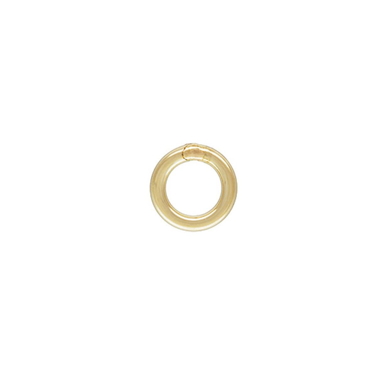 20 Pieces - 4mm 20 Gauge CLOSED Jump Ring, 14kt Gold Filled