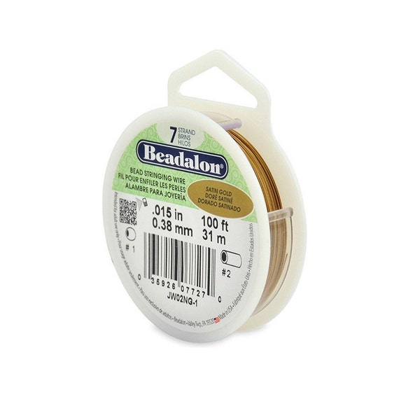 Beadalon 19 Stränge Edelstahl Perlen Schmuckdraht * Überzogene Farben