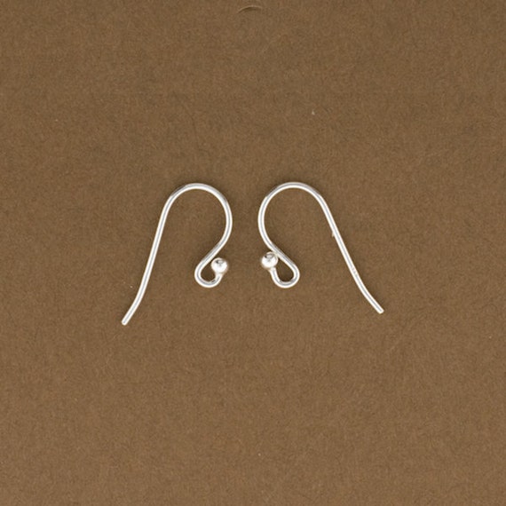 ⚡925 Sterling Silver Earring Hooks 120 PCS/60 Pairs, Ear Wires