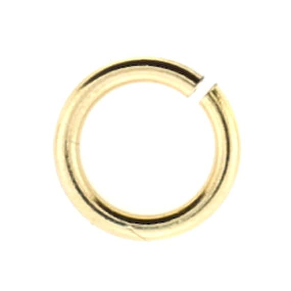 Wholesale 6mm 18ga Round Open Jump Rings 14kt Gold Filled