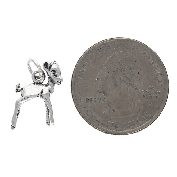 Small Moose Charm Antiqued Sterling Silver Small Moose Charm Antiqued Sterling Silver