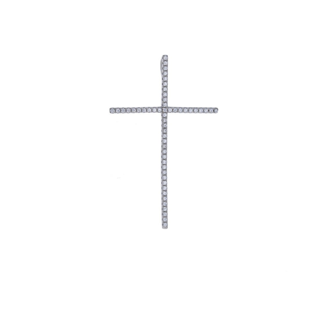 Simple Statement Cross, Sterling Silver, 925, 2 Inch, Cross Pendant ...