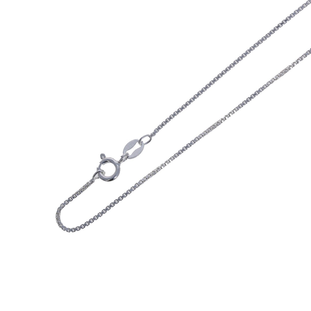Box Chain, 1mm Box Chain, Sterling Silver Chain, .925