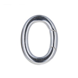 Oval Trigger Clasp, 925 Sterling Silver, 15x20mm, 3.2mm thick, Triggers, Sterling Silver, Large opening, Push in Lever, Charm Holder, LC1027