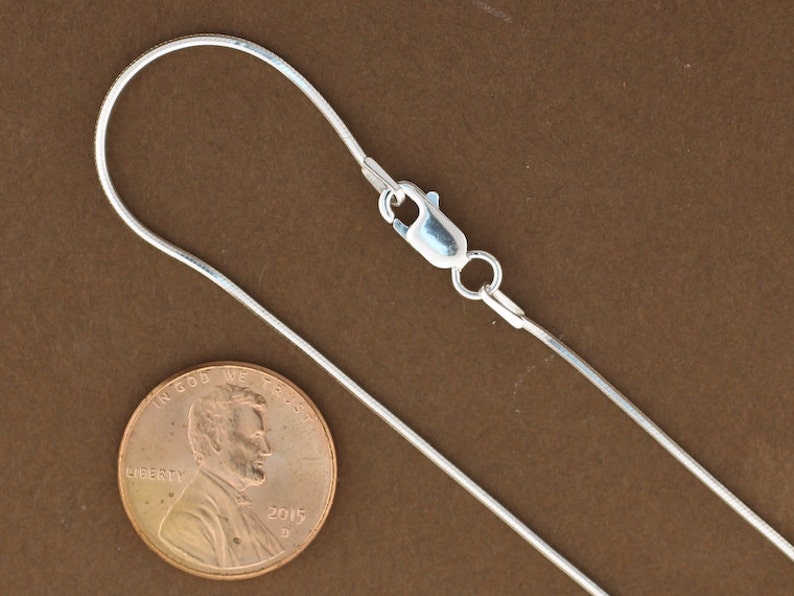 Diamond Cut 025 Snake Chain Necklace (1mm) main image 0