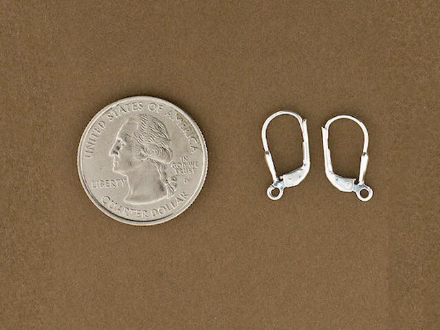 24 Sterling Silver Lever Back Earrings Earwire Findings