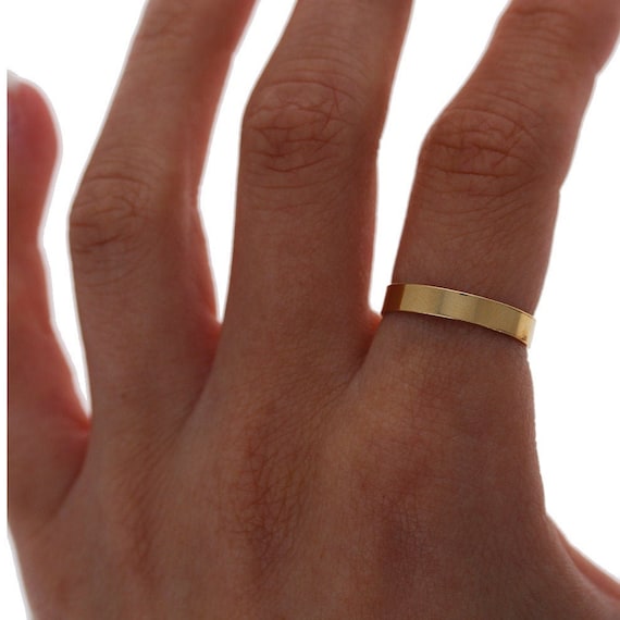 14 karat cheap gold thumb ring