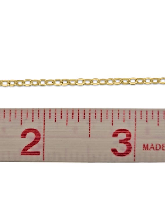 1ft, 14kt Gold Filled Cable Chain, Sturdy and Dainty Cable Chain