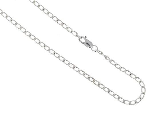 2mm Sterling Diamond Cut Cable Chains - 16 2mm Sterling Diamond Cut Cable Chains - 16