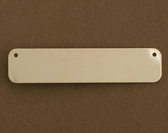 Stamping Blanks, Bar shape Gold blanks, Gold Filled, 46mm Bar, Raw Gold Filled, Engraveable, Natural Gold Filled, 19 Gauge, .9mm Thick, 2513