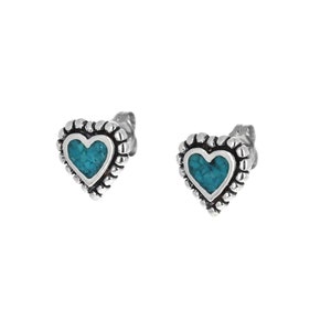 The LV Heart Shaped Earrings – The Turquoise Pistol