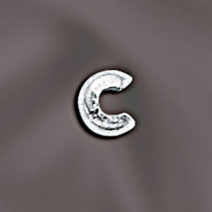 Sterling Silver 3mm Crimp Bead Covers, 3.2mm Crimp Covers, Silver Crimp Covers, Packs of 20pc,50pc,or 100pcs