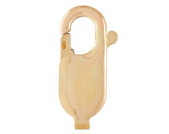 5-Gold Filled Lobster Clasp, GF Lobster Claw,  Wholesale, 14/20 Gold Filled Clasp, Jewelry Making Clasps, 13.5mm