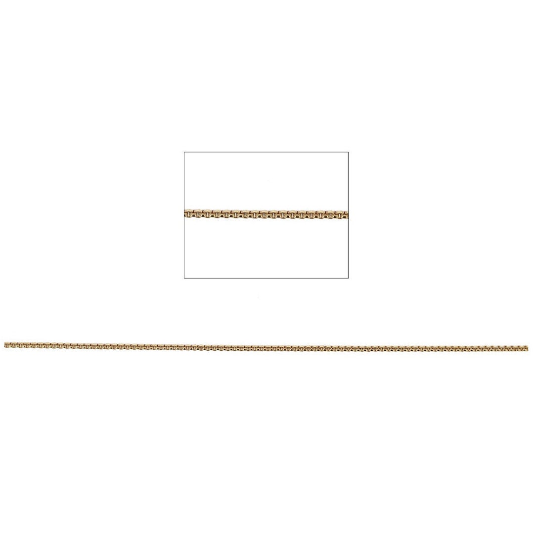 Mini Box Chain 14 Kt Gold Filled 1mm Venetian Box Chain, Mini Box Chain, 1mm Chain ...