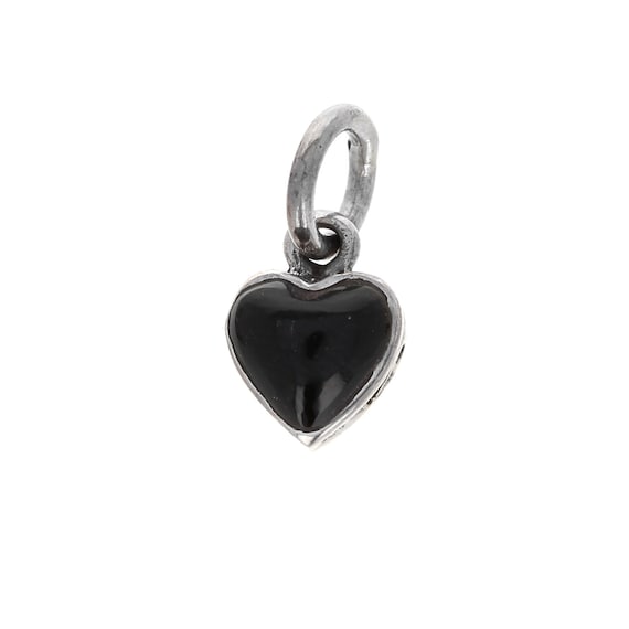 Sterling Silver Heart Charm Pendant - 7mm Small Heart Charm Sterling Silver Heart Charm Pendant - 7mm Small Heart Charm