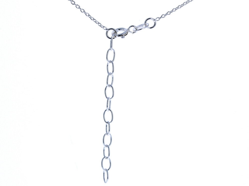 Cactus Necklace Rose Gold Silhouette Sterling Silver