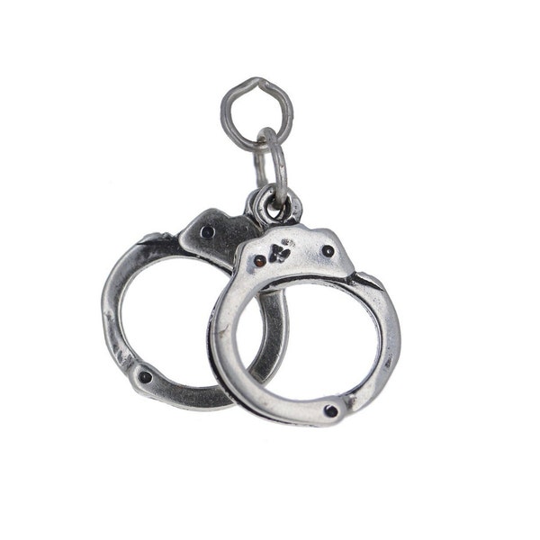 Silver Handcuffs Etsy