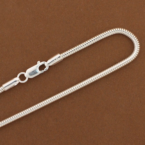 Snake Chain Sterling Silver Chain .925 