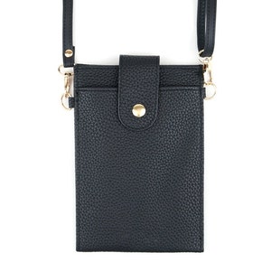 Bolso bandolera para teléfono, cartera bandolera, correa bandolera ajustable, monedero para teléfono y cartera, cartera sólida, cartera para teléfono,