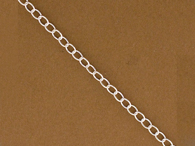 Sterling Silver Cable Chain Necklace Extension 2.5″” – Exposures